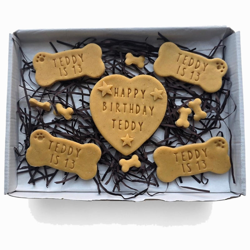 Dog Birthday Treat Biscuit Gift - Woof&Crunch