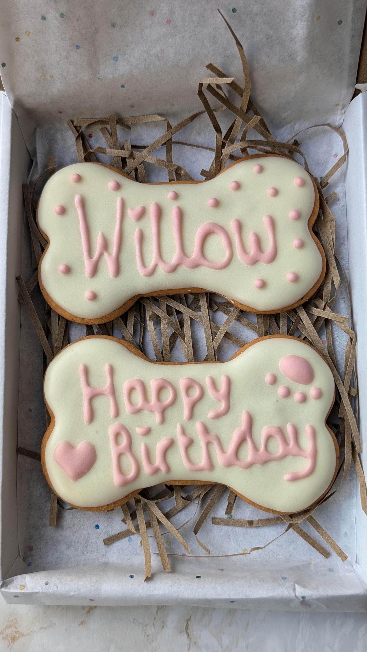 Personalised Dog Birthday Bone Biscuits - Woof&Crunch