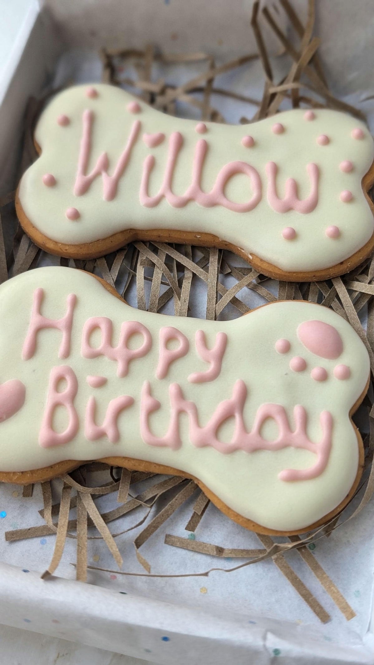 Personalised Dog Birthday Bone Biscuits - Woof&Crunch