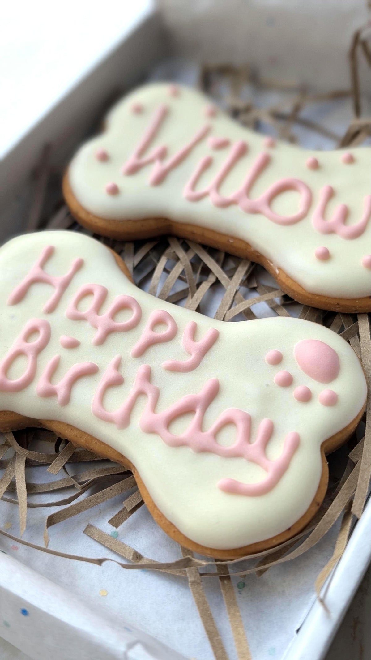 Personalised Dog Birthday Bone Biscuits - Woof&Crunch