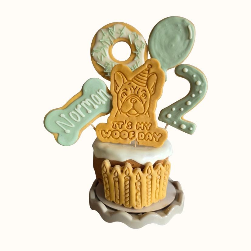 Personalised Dog Breed Birthday Cake - Woof&Crunch