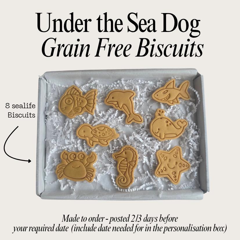 Under the Sea Dog Biscuits - Woof&Crunch