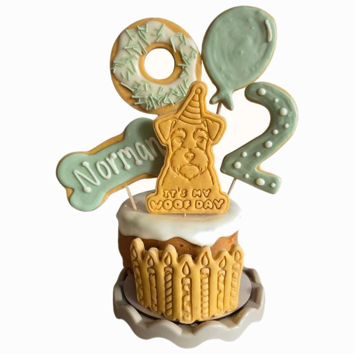 Personalised Dog Breed Birthday Cake - Woof&Crunch